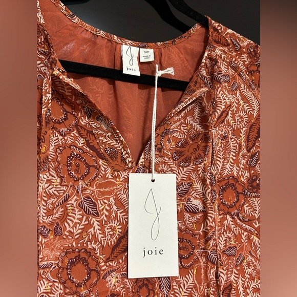 Joie | NWT Floral Print Blouse Top Size Small - Picture 3 of 3